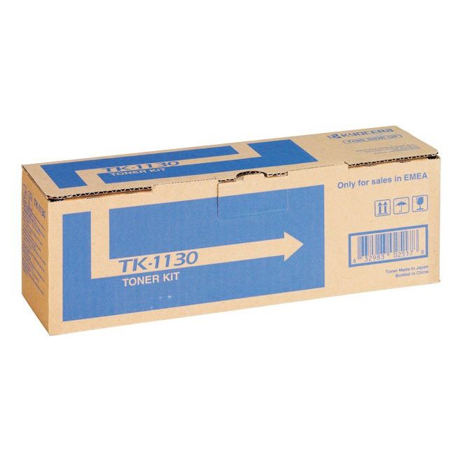 Kyocera - Verbrauchsmaterial für Telefax/Drucker/MFC Lasertoner TK-1130 sw 3.000 Seiten,schwarz
