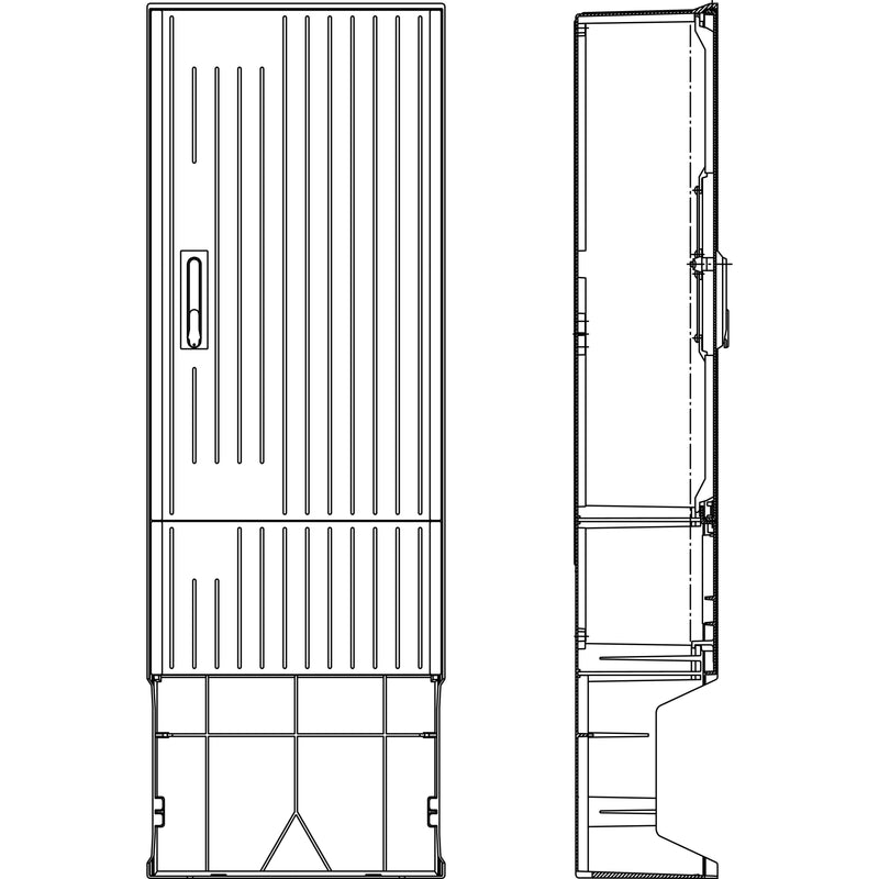 Elsta Mosdorfer - Gehäuse/Schaltschrank (leer) Verteilersäule A340 DS 320DSKTMO#10038140 inkl. Montageplatte