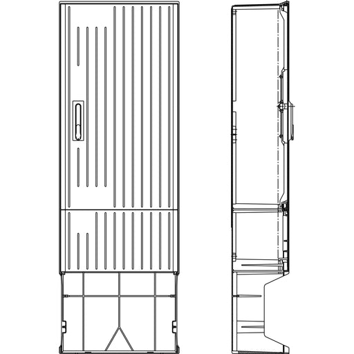 Elsta Mosdorfer - Gehäuse/Schaltschrank (leer) Verteilersäule A340 DS 320DSKTMO#10038140 inkl. Montageplatte
