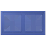 Jung - Abdeckrahmen Rahmen 2-fach LCZ 982 BF 206 bleu outremer 31