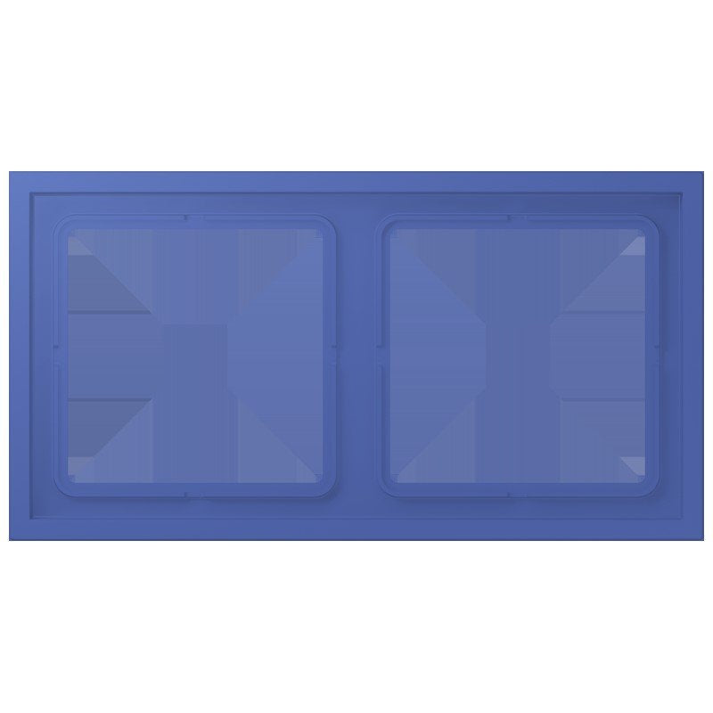 Jung - Abdeckrahmen Rahmen 2-fach LCZ 982 BF 206 bleu outremer 31