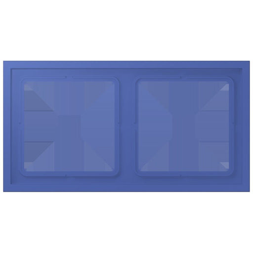 Jung - Abdeckrahmen Rahmen 2-fach LCZ 982 BF 206 bleu outremer 31