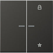 Jung - Bedienelement intelligent eNet Funk-Steuertaste FM AL 1701 AN 2fach, anthrazit