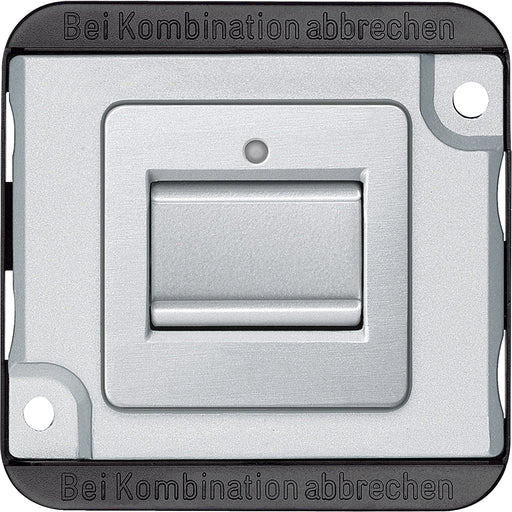 Merten - Installationsschalter Aus/Wechselschalt-Einsatz MEG3116-7060 1-polig, mattsilber