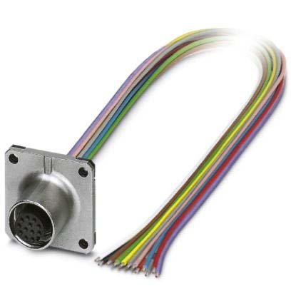 Phoenix Contact - Rundsteckverbinder, feldkonfektionierbar (Industriesteckverbinder) Einbausteckverbinder SACC-SQ-M12F#1441710