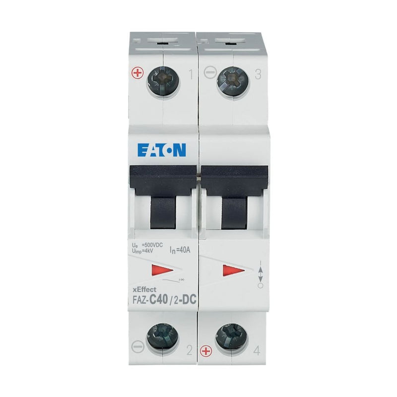 Eaton - Leitungsschutzschalter FAZ-C40/2-DC C 40A DC, 2p