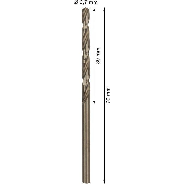 Bosch - Bohrer PRO Stainless Steel HSS-Co 2608588091 Spiralbohrer 3,7 x