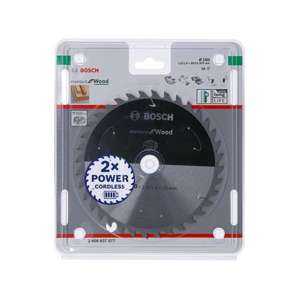 Bosch - Kreissägeblatt PRO Wood cordless 2608837677 Kreissägeblatt 160 x