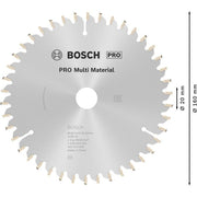 Bosch - Kreissägeblatt PRO Multi Material 2608640503 Kreissägeblatt 160 x