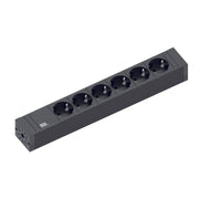 Bachmann - Mehrfachsteckdose Steckdosenleiste 420.0018 6xSchutzk.2m