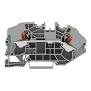 WAGO - Durchgangs-Reihenklemme 2-Leiter-Verteilerklemme 2216-7601 Drücker,16mm²,grau