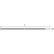 HellermannTyton - Kabelbinder T30R E/TFE BU 100 150x3,5mm − 100 Stück