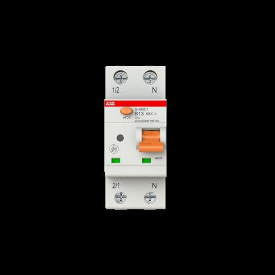 ABB Stotz S&J - Leitungsschutzschalter mit Zusatzeinrichtung Brandschutzschalter S-ARC1 B13 B13,6kA,1P+N