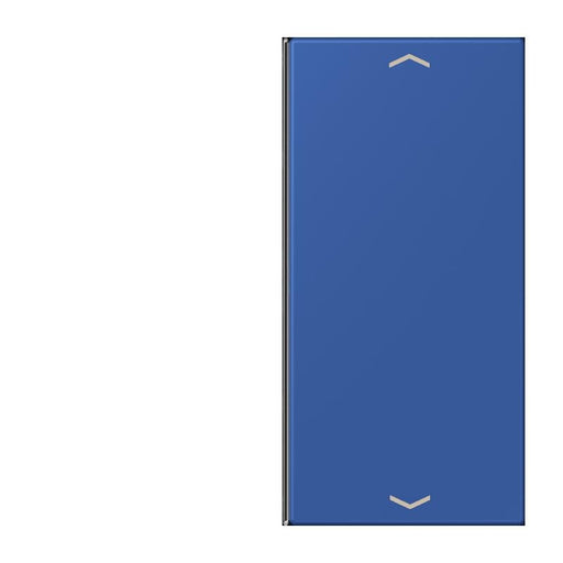 Jung - Abdeckung/Bedienelement für Installationsschalterprogramme Taste 2fach m. Pfeilsymb. LC 402 TSAP 253 bleu outremer 59