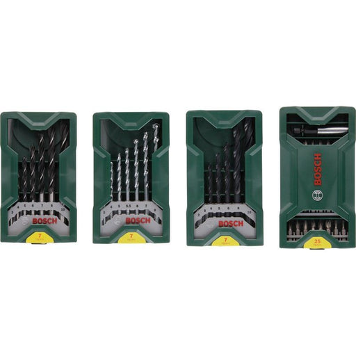Bosch Power Tools - Werkzeugset Bohr- Schrauberbit-Set 2607017071 3+1 Mini-X-Line − 1 Stück by Bosch Power Tools
