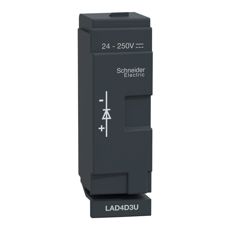 Schneider Electric - Baustein für Schutzbeschaltung Beschaltungsmodul LAD4D3U 24-250V DC