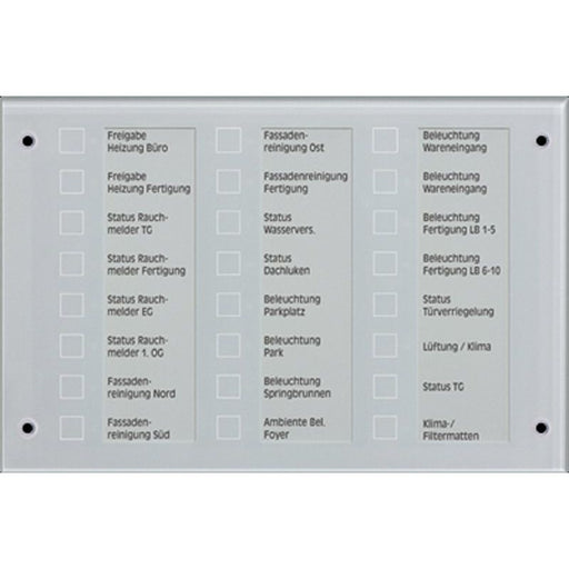 Jung - Zubehör/Ersatzteile für Installationsschalterprogramme Ersatz-Frontglas MBT2424GL grün