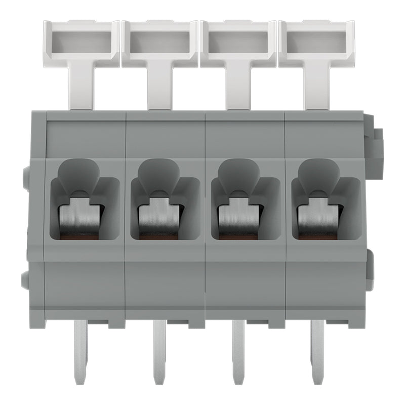 WAGO - Leiterplattenklemme Klemmleiste 256-404 0,08-2,5qmm grau,4po − 200 Stück