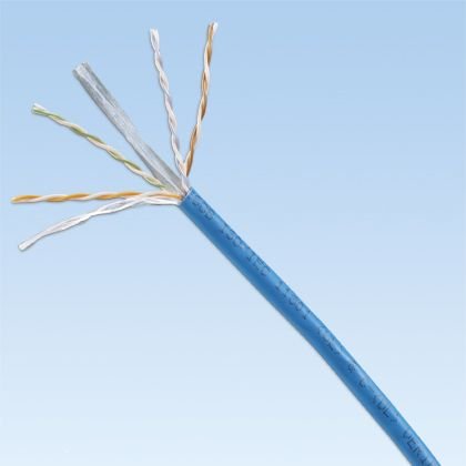 Panduit - Daten- und Kommunikationskabel Datenkabel Kat.6 PUL6004WH-EY-T305 4P UTP AWG23