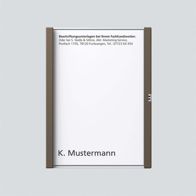 Siedle&Söhne - Zubehör/Ersatzteile für Türkommunikation Namensschild Bernst-Glim 200029950-00 f. TM612-1/BTM650-01 − 1 Stück