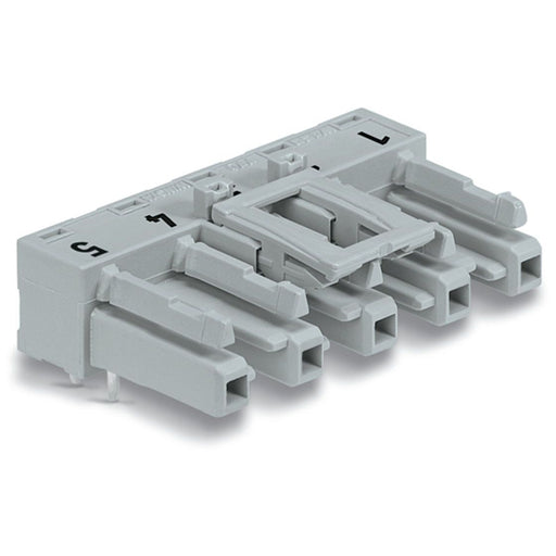 WAGO - Leiterplattensteckverbinder Buchse für Leiterplatten 770-845/011-000 abgew.,5-polig,gr − 50 Stück