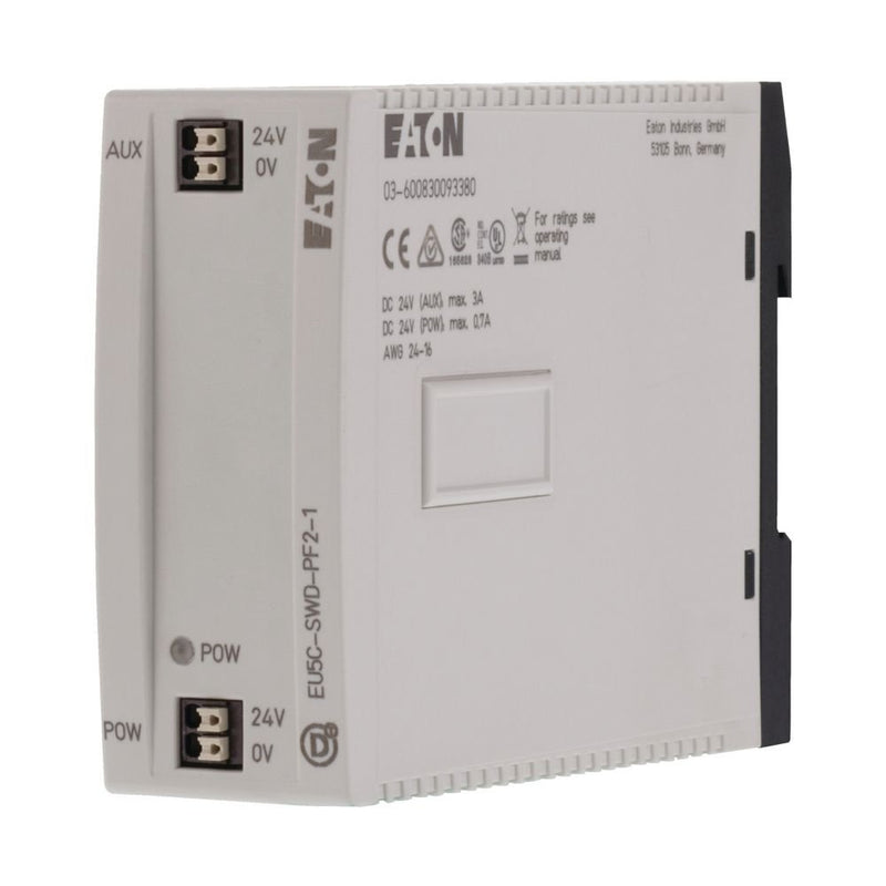 Eaton - Feldbus, Dez. Peripherie Einspeise- und Segmentmodul Powerfeed 2 EU5C-SWD-PF2-1
