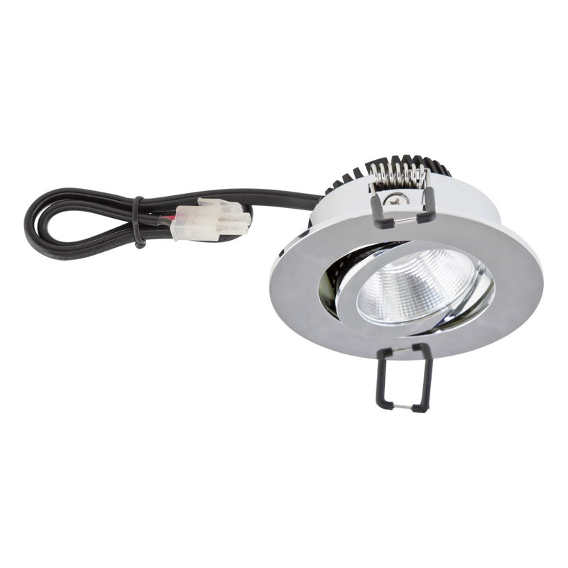 EVN Lichttechnik - Downlight/Strahler/Flutlicht P-LED Deckeneinbauleuchte PC20061102 3000K 350mA rund chr