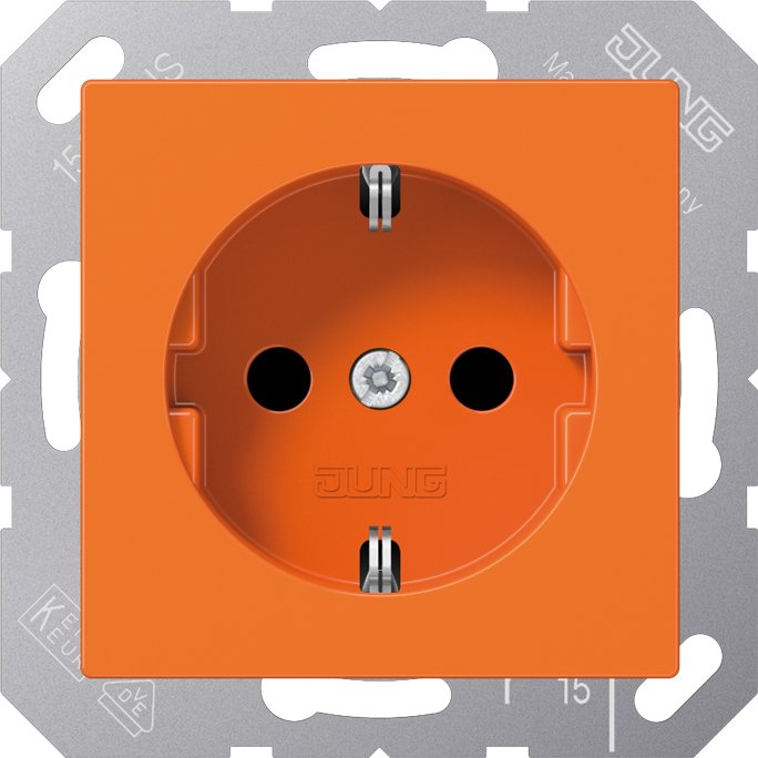 Jung - Steckdose SCHUKO-Steckdose 16A 250V ABA 1520 BF O bruchsicher antibak