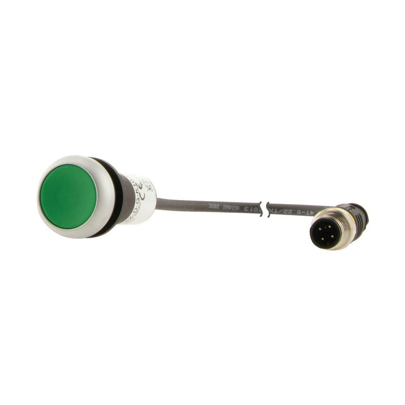 Eaton - Drucktaster, Komplettgerät Drucktaste flach tastend C22-D-G-K10-P3 1S 4polig 0.5m grün