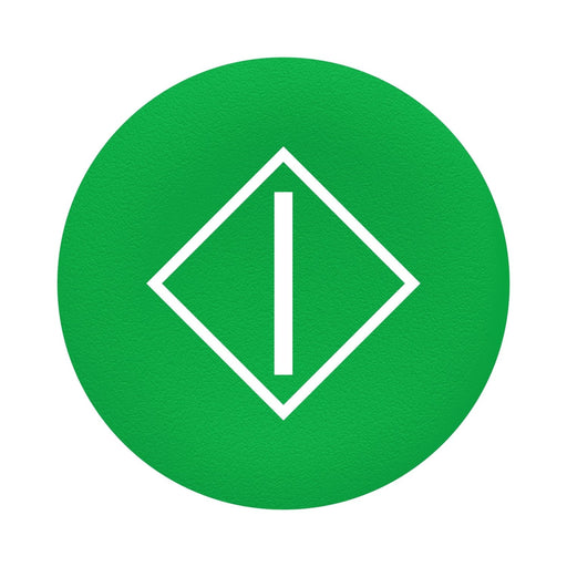 Schneider Electric - Kalotte, Linse Frontelement, grün ZBA346 f. Drucktaster − 10 Stück