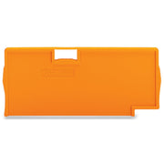 WAGO - Abschluss- und Zwischenplatte für Reihenklemme Trennplatte orange 2004-1494 Top Job S − 25 Stück