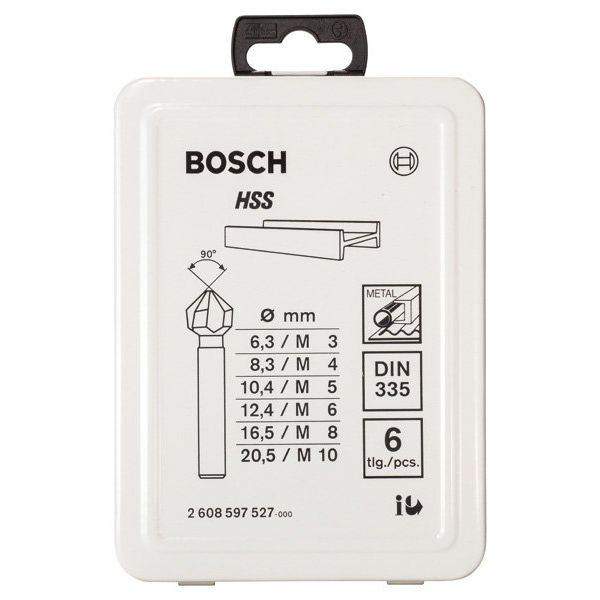 Bosch - Senkbohrerset PRO Soft Metal HSS 2608597527 Kegelsenker Set