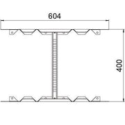 OBO Bettermann - Verbinder für Kabeltragsystem Multifunktionsverbinder LMFV 640 FT für Kabelleiter