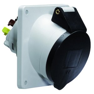 Bals Elektrotech - CEE-Anbausteckdose (IEC 60309) Anbausteckdose geneigt 32A 12874 3p 500V 7h IP44
