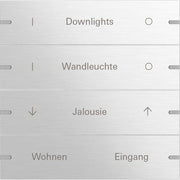 Gira - Bussystem-Tastwippe Wippenset 4-fach 503417 Tastsens.4 TS4 alu