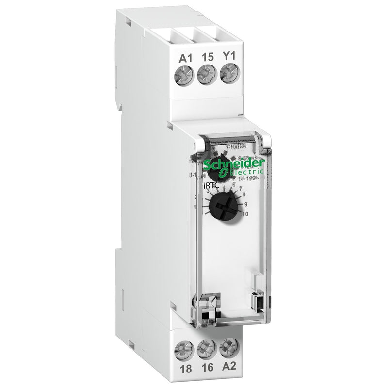 Schneider Electric - Zeitrelais Installationstechnik für Reiheneinbau Relais A9E16067 Rückfallverz. RTC