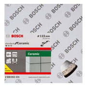 Bosch - Trenn-/Schleifscheibe Diamanttrennscheibe 2608603231 Standard for Ceramic