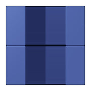 Jung - Abdeckung/Bedienelement für Installationsschalterprogramme Tastensatz 2fach LC 502 TSA 206 bleu outremer 31
