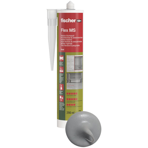 Fischer Deutschl - Dichtstoff Flex MS 290 grau 558831