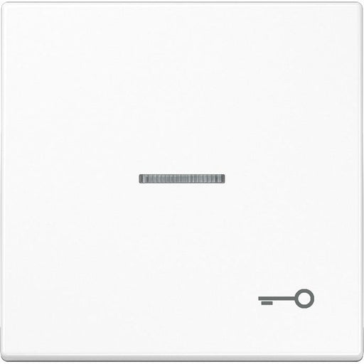 Jung - Abdeckung/Bedienelement für Installationsschalterprogramme Wippe Sym.TÜR/Lichtl.aws LS 990 KO5 T WW für beleuchtb.Taster