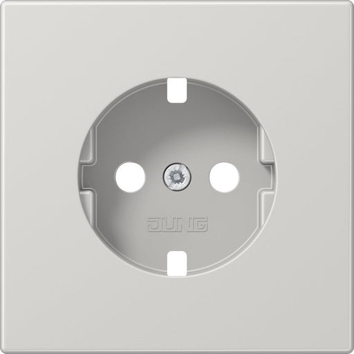 Jung - Abdeckung/Bedienelement für Installationsschalterprogramme Platte LS 1520 PL LG f.SCHUKO Steckdose