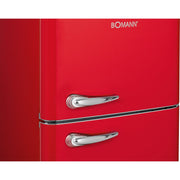 Bomann DA - Kühlschrank Retro-Doppeltür-Kühlgerät DTR 353.1 rt 55cm,208L