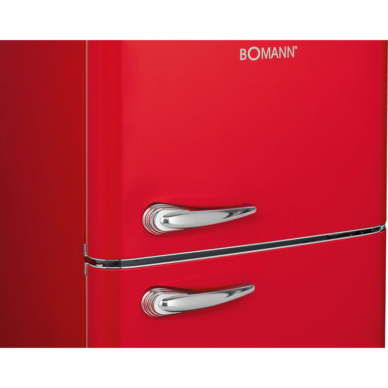 Bomann DA - Kühlschrank Retro-Doppeltür-Kühlgerät DTR 353.1 rt 55cm,208L