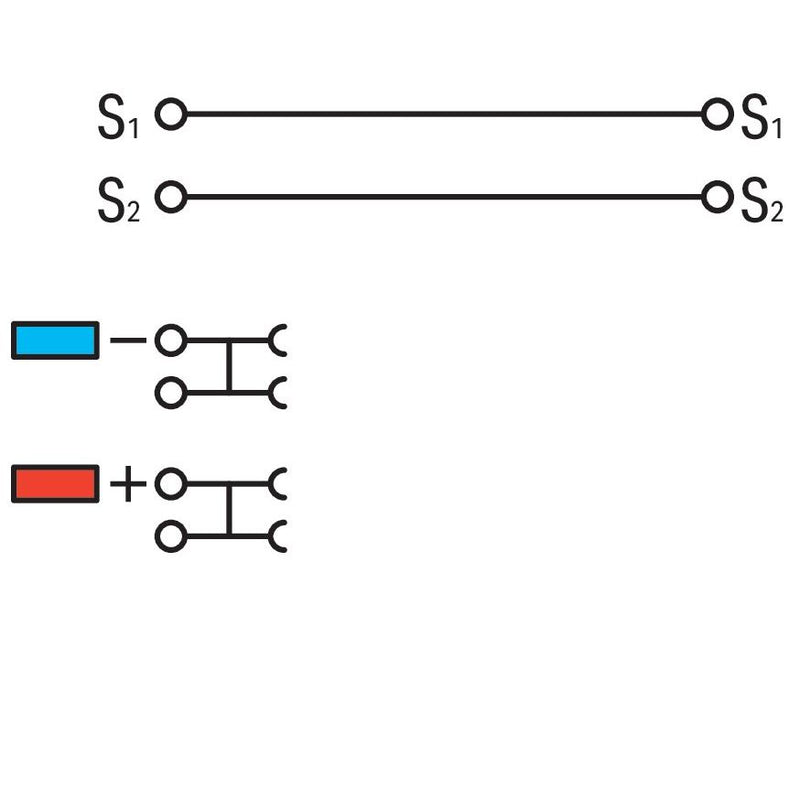 WAGO - Initiator/Aktor-Reihenklemme Initiatorenklemme 2000-5311 3-Leiter, grau − 50 Stück