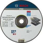 Bosch - Trenn-/Schleifscheibe PRO Stainless Steel and 2608600711 Metal Trennscheibe
