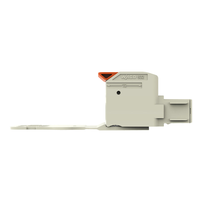 WAGO - Ein- und mehrpolige Klemmenleiste 1-Leiter-Federleiste Hebel 832-1104/334-000 Push-inCAGECLAMP,lgr − 10 Stück