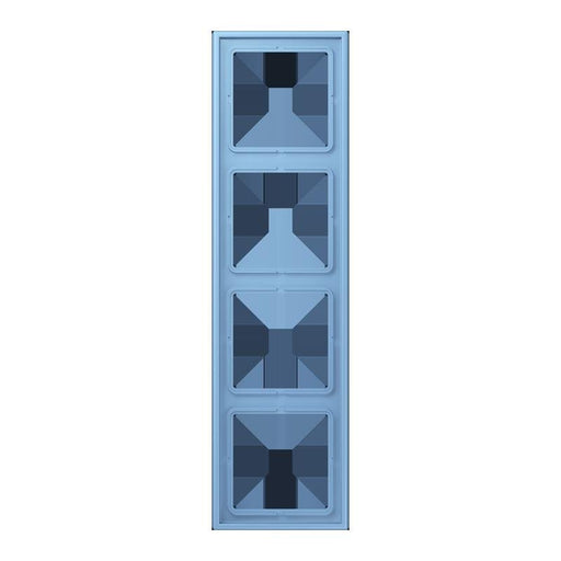 Jung - Abdeckrahmen Rahmen 4-fach LC 984 256 bleu ceruleen 59