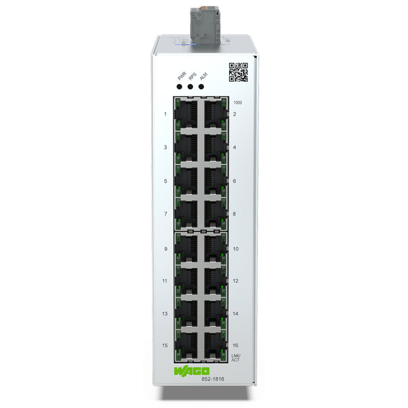 WAGO - Netzwerk Switch Lean-Managed-Switch 852-1816 16-ports 1000BASE-T