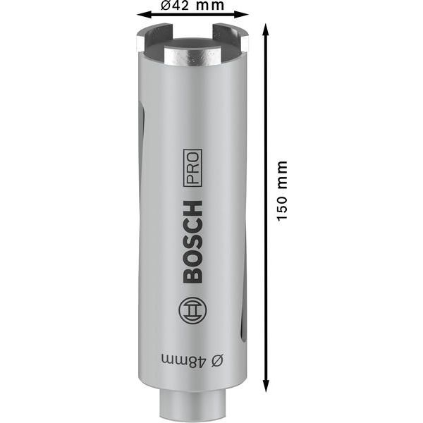 Bosch - Bohrkrone PRO Trockenbohrkrone, 48 x 2608587318 150 mm, G 1/2 Zoll