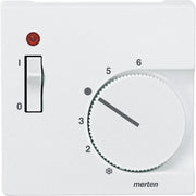 Merten - Abdeckung/Bedienelement für Installationsschalterprogramme Zentralplatte pws 536119 für Raumther.Einsatz